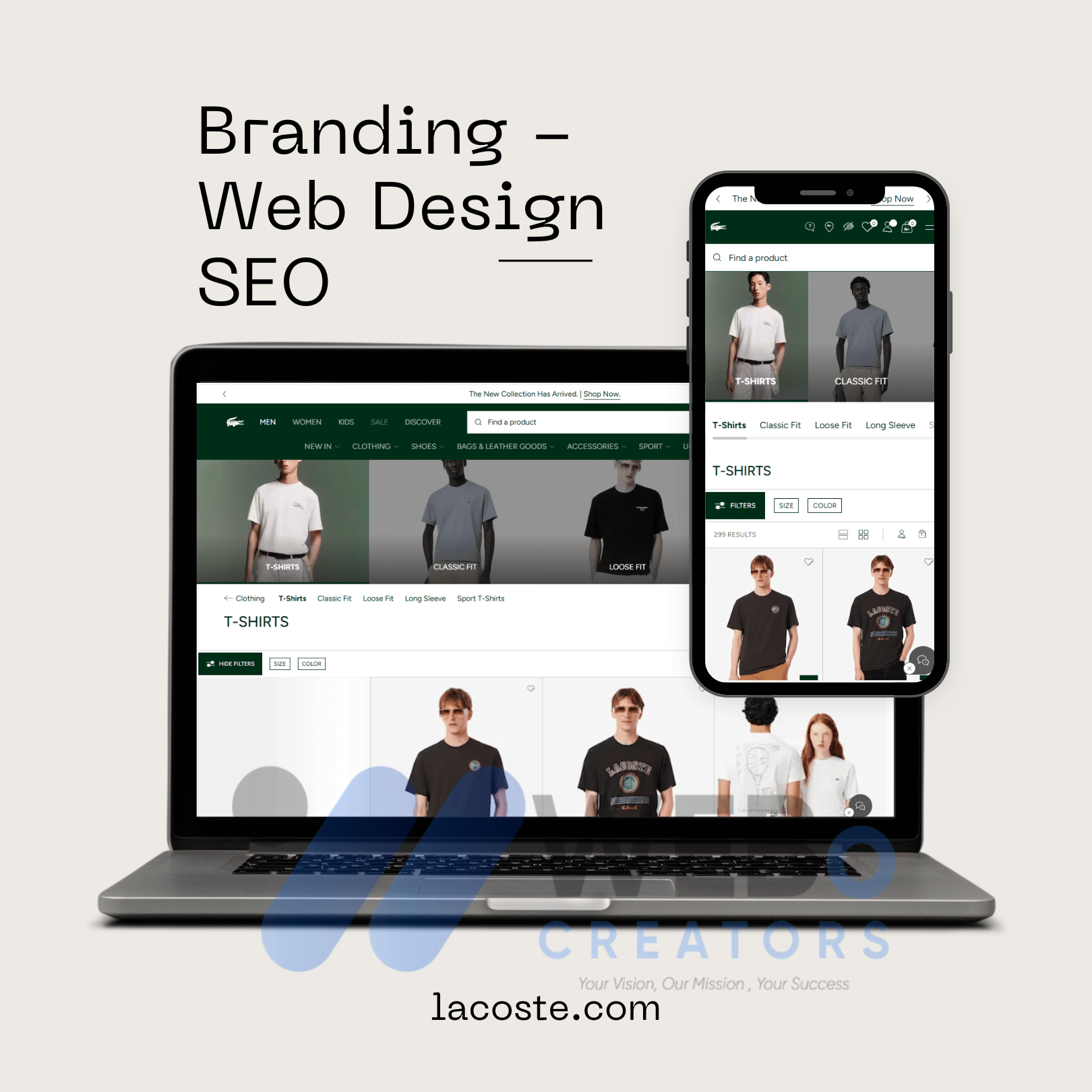 Dropshipping Shopify Fashion Store - Lacoste Ecommerce Website